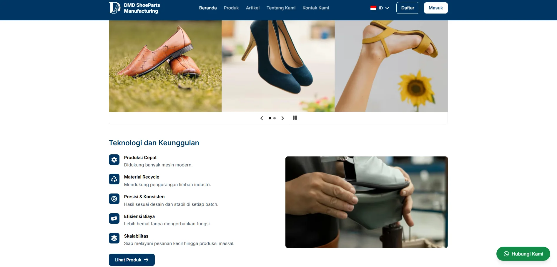 DMD Shoeparts Manufacturing Platform gallery 3